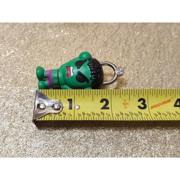 Lot Of 4 Marvel Backpack Keychain Mini Locks Thor Iron Man Wolverine Hulk - Picture 11 of 11